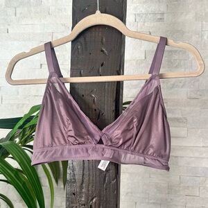 Victoria Secret Plum Purple Bralette Bra Size M